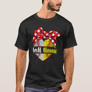 Camiseta Jogador da Família Nannie da Bola de Beisebol Soft