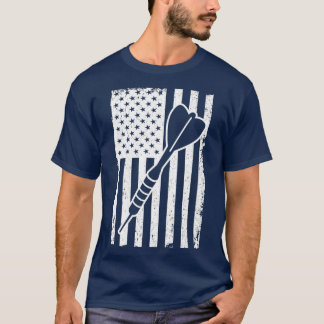 Camiseta Jogador Dart Americano Jogando Dardos Esportes