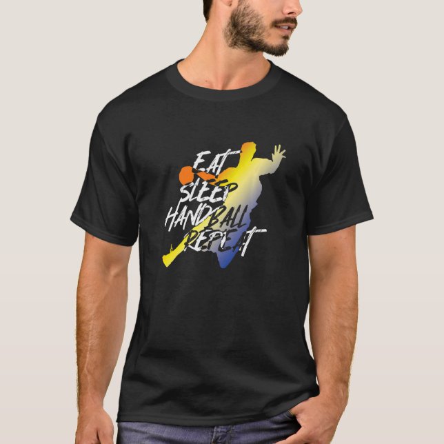Camiseta Jogador de Andebol do Sono Jogador de Andebol T (Frente)