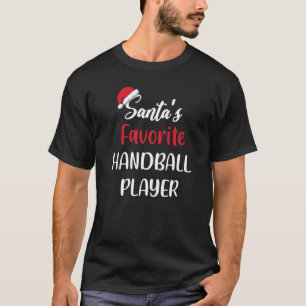 Camiseta Jogador de Andebol Favorito do Santas Dotado de Na
