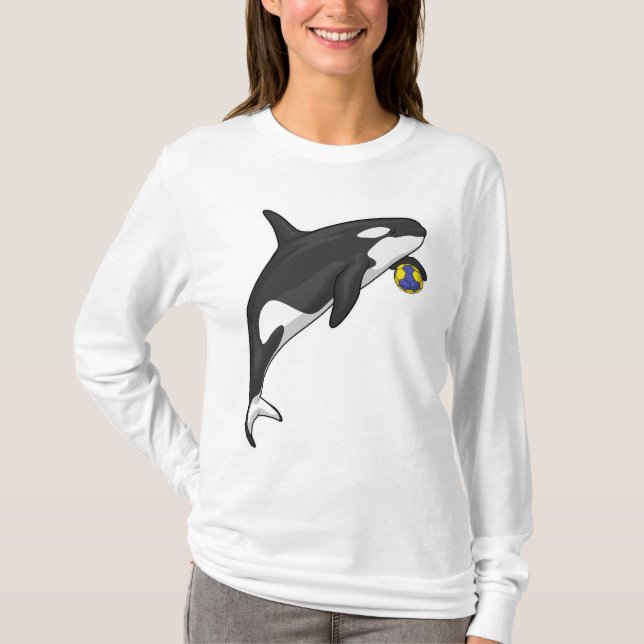 Camiseta Jogador de Andebol Orca (Frente)