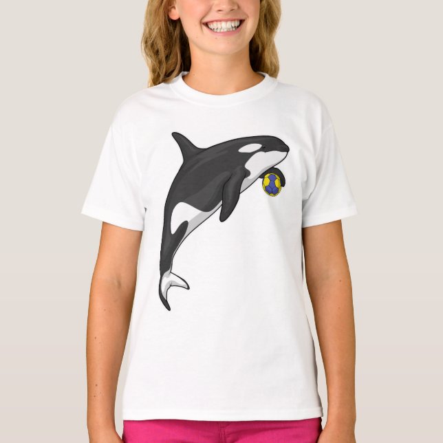 Camiseta Jogador de Andebol Orca (Frente)