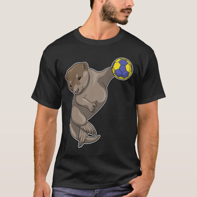 Camiseta Jogador de Andebol Otter (Frente)