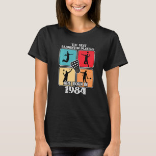 Camiseta Jogador de Badminton, de 39 anos, 1983, 39º aniver
