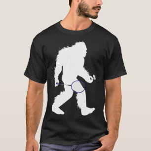 Camiseta Jogador de Badminton do Pé Grande