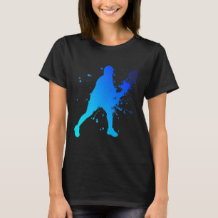Camiseta Jogador de Badminton do Shuttle Squash