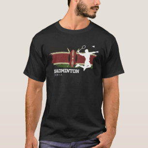 Camiseta Jogador de Badminton dos Jogos de Rede do Quênia B