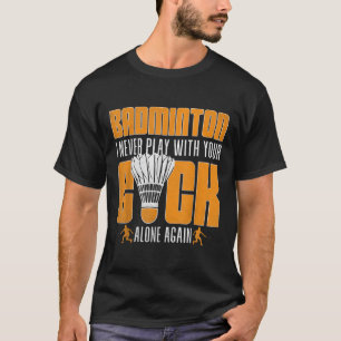 Camiseta Jogador de Badminton Engraçado Remontes Humor Espo