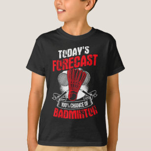 Camiseta Jogador de Badminton Esportista Atleta Jogo Raquet