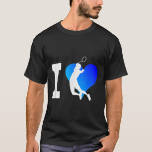 Camiseta Jogador de Badminton Mens Shuttle Squash Mulheres