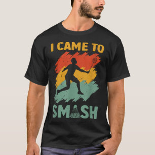 Camiseta Jogador de Badminton Shuttle Eu Vim Para Destruir