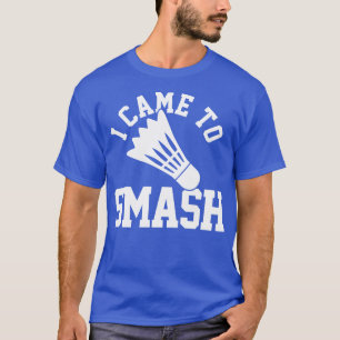 Camiseta Jogador de Badminton Shuttlecock