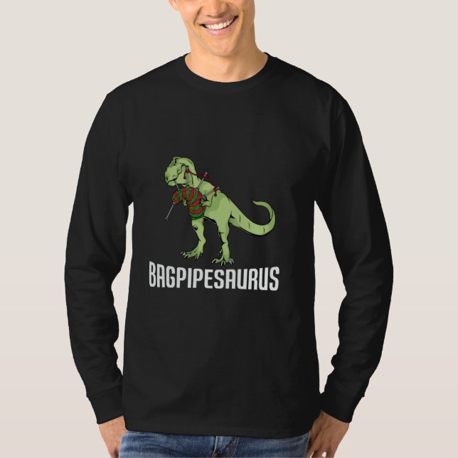 Camiseta Jogador de Baguts Presente Crianças Dinossauro Lov (Frente)
