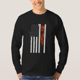 Camiseta Jogador de Bandeira Americano Rugby Game Futebol F