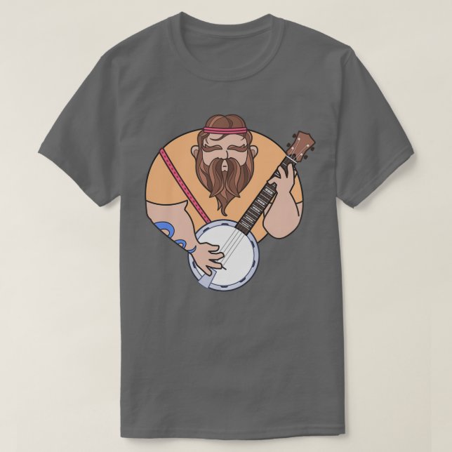 Camiseta Jogador de Banjo 1 (Frente do Design)