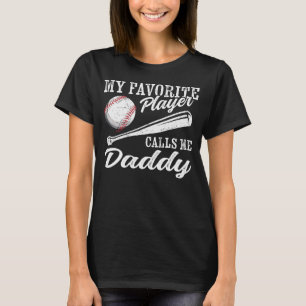 Camiseta Jogador de Baseball Treinando Minhas Chamadas Favo