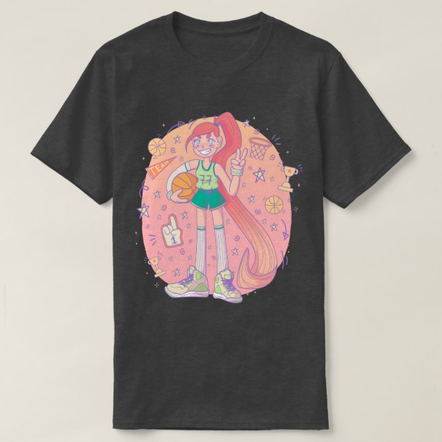 Camiseta Jogador de basquete (Frente do Design)