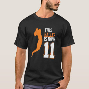 Camiseta Jogador de basquete 11 de Aniversário de Futebol
