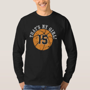 Camiseta Jogador De Basquete 15 Que Minha Garota Anima O Pa