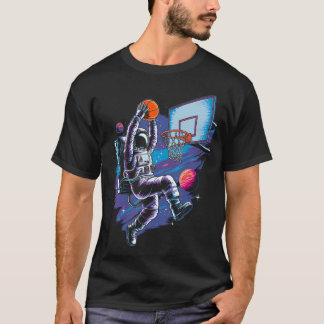 Camiseta Jogador de Basquete Astronauta Astronomia Astrolog