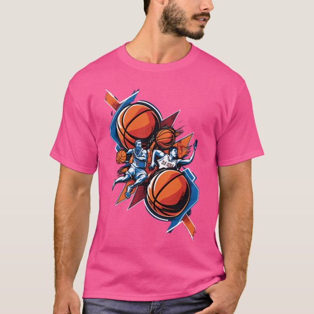 Camiseta Jogador de Basquete da Competição de Arroz da Marc (Frente)