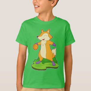 Camiseta Jogador de basquete da raposa Basquete