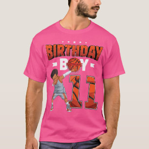Camiseta Jogador De Basquete De 11 Anos De 11 Bi