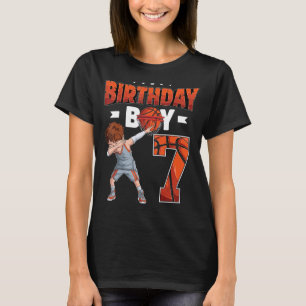 Camiseta Jogador de basquete de 7 anos, 7 Birt