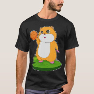 Camiseta Jogador de basquete de Hamster