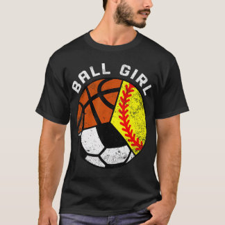 Camiseta Jogador de basquete de Sofball Engraçado para Garo