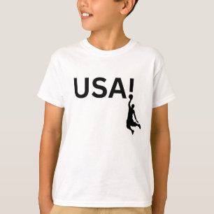 Camiseta jogador de basquete dos EUA