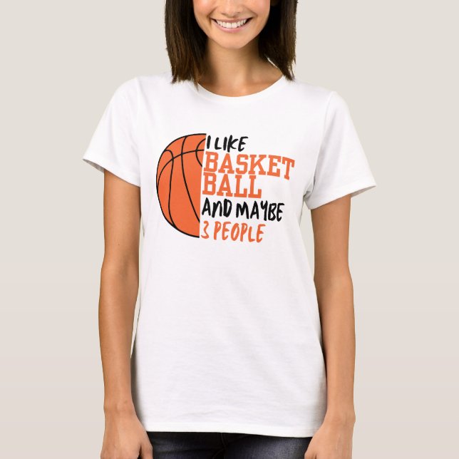 Camiseta Jogador de Basquete Engraçado (Frente)