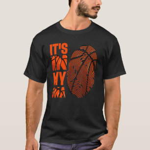 Camiseta Jogador de basquete está no meu DNA Ball Basball