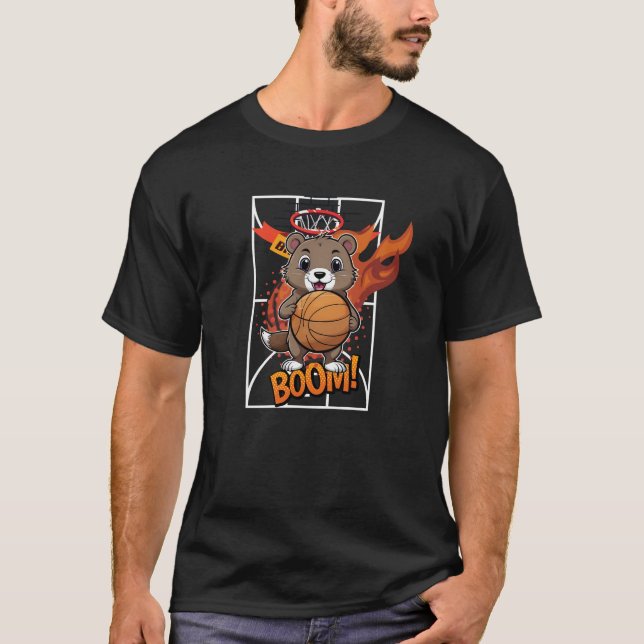 Camiseta Jogador de basquete Gopher (Frente)