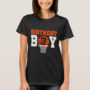 Camiseta Jogador de basquete infantil de 3 anos
