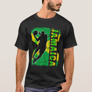 Camiseta Jogador de Basquete jamaicano - Jamaica - Bandeira