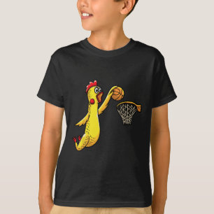 Camiseta Jogador de basquete jogando futebol jogador de bor