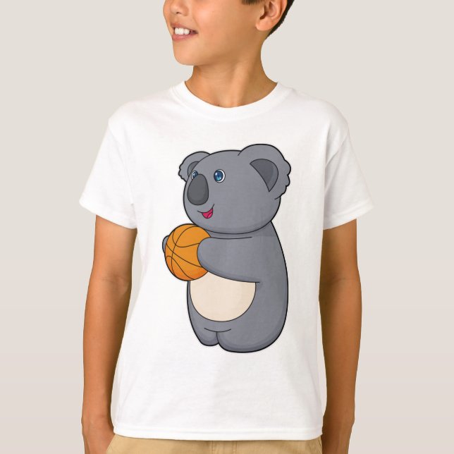 Camiseta Jogador de basquete Koala (Frente)