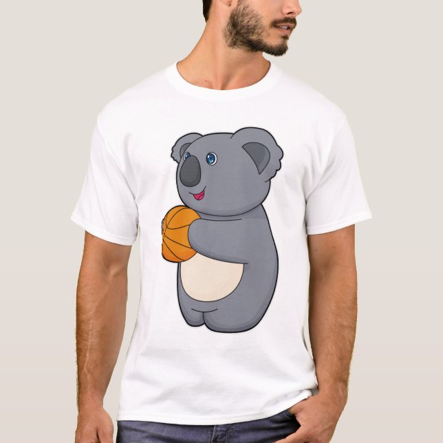 Camiseta Jogador de basquete Koala (Frente)