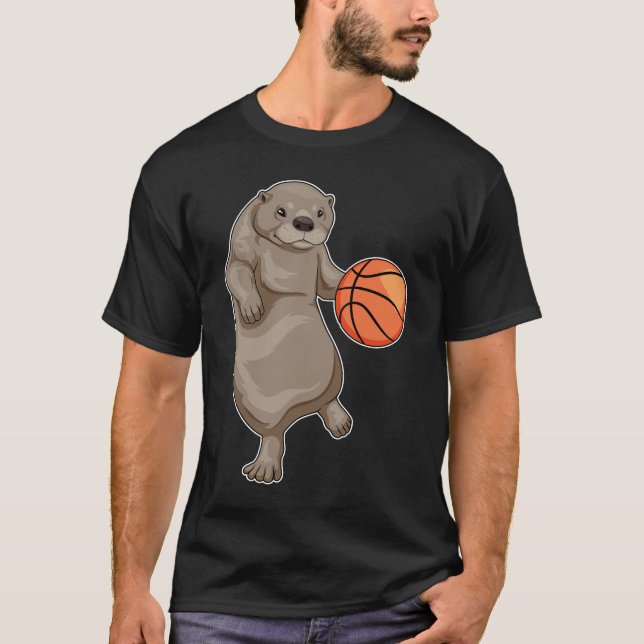 Camiseta Jogador de basquete Otter (Frente)