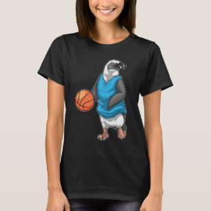 Camiseta Jogador de basquete pinguim Basquete