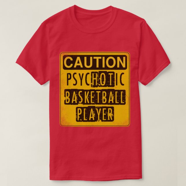 Camiseta Jogador de basquete quentePresente para ela (Frente do Design)