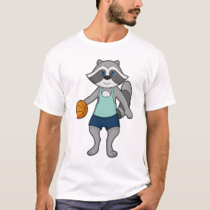 Camiseta Jogador de basquete Racoon