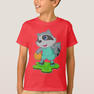 Camiseta Jogador de basquete Racoon