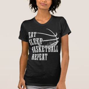 Camiseta Jogador de basquete repetitivo de basquete Caco