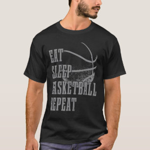 Camiseta Jogador de basquete repetitivo de basquete Caco