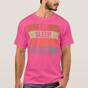 Camiseta Jogador de basquete repetitivo de basquetebol no S