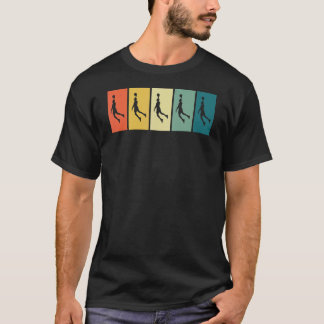 Camiseta Jogador de basquete Retro Sunset