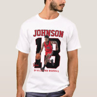 Jogador de Basquete Sênior Número Foto Personaliza