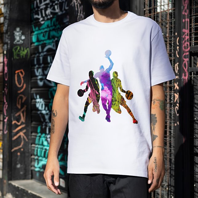 Camiseta jogador de basquete Silhouket (Criador carregado)